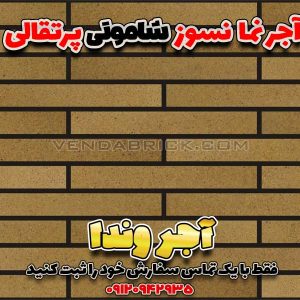 آجر نما نسوز شاموتی پرتقالی