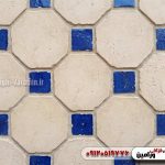 بافت و بندکشی آجر کف هشت‌پهلو قزاقی