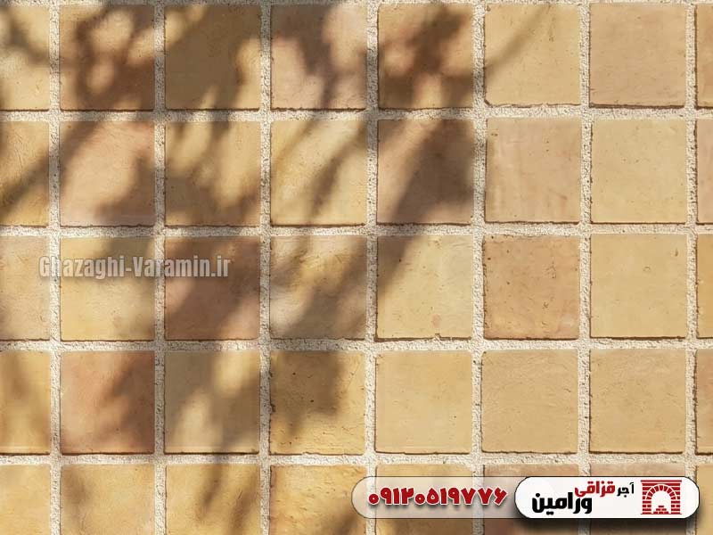 آجر قزاقی کف نظامی 20×20 3 چیدمان آجر کف فرش قزاقی 20×20 در کف سازی آجری حیاط