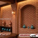 جزئیات اجرای آجر پلاک قرمز قزاقی