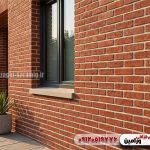 اجرای نمای ساختمان با آجر پلاک قرمز قزاقی